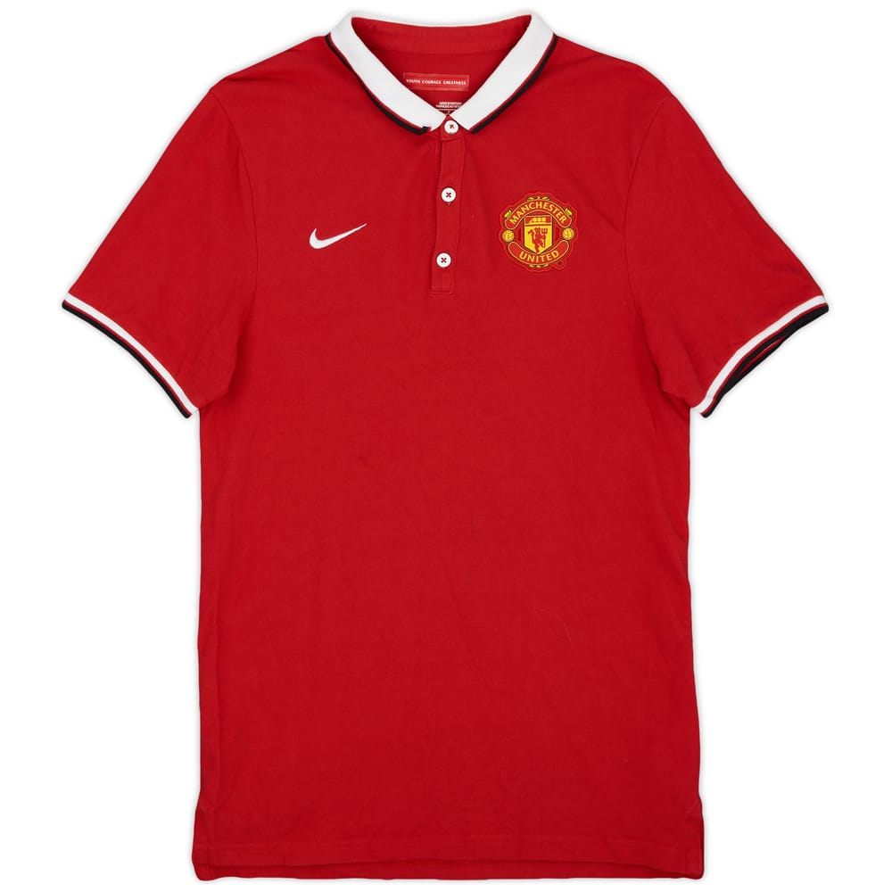 2014-15 Manchester United Nike Polo Shirt - 9/10 - (S)