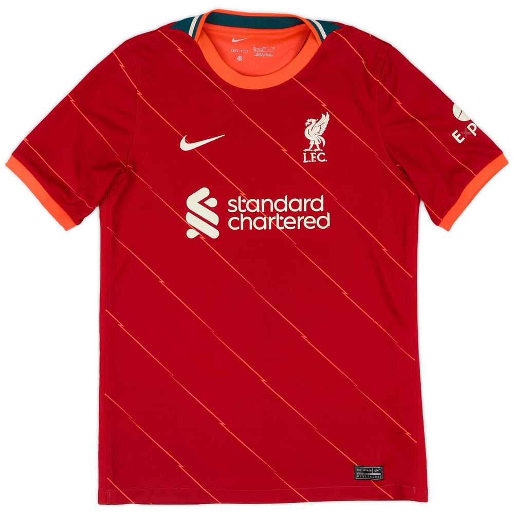 2021-22 Liverpool Home Shirt - 7/10 - (XL.Boys)