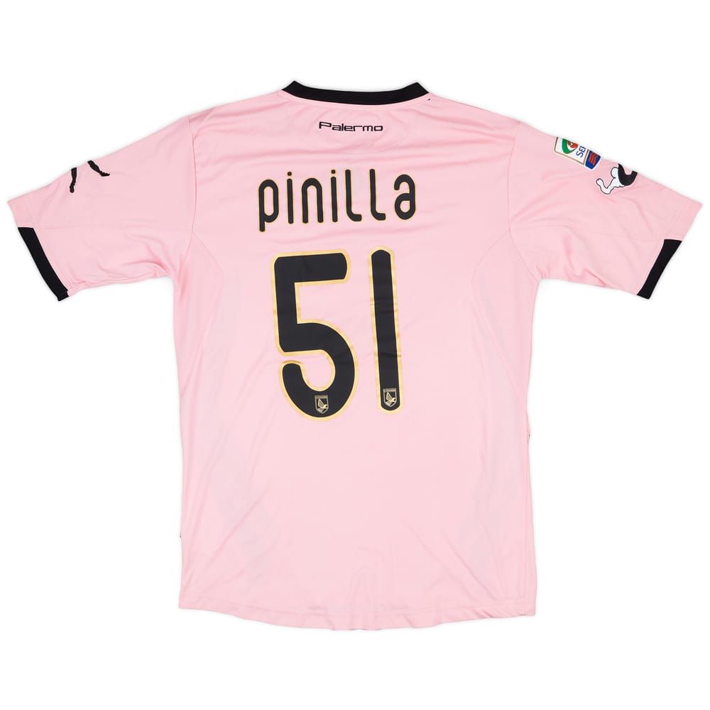 2011-12 Palermo Match Issue Home Shirt Pinilla #51