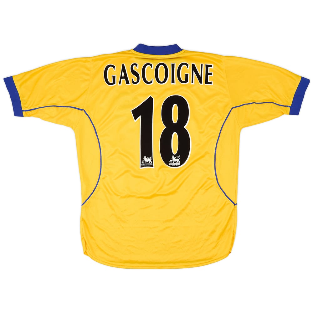 2000-01 Everton Away Shirt Gascoigne #18 - 8/10 - (L)