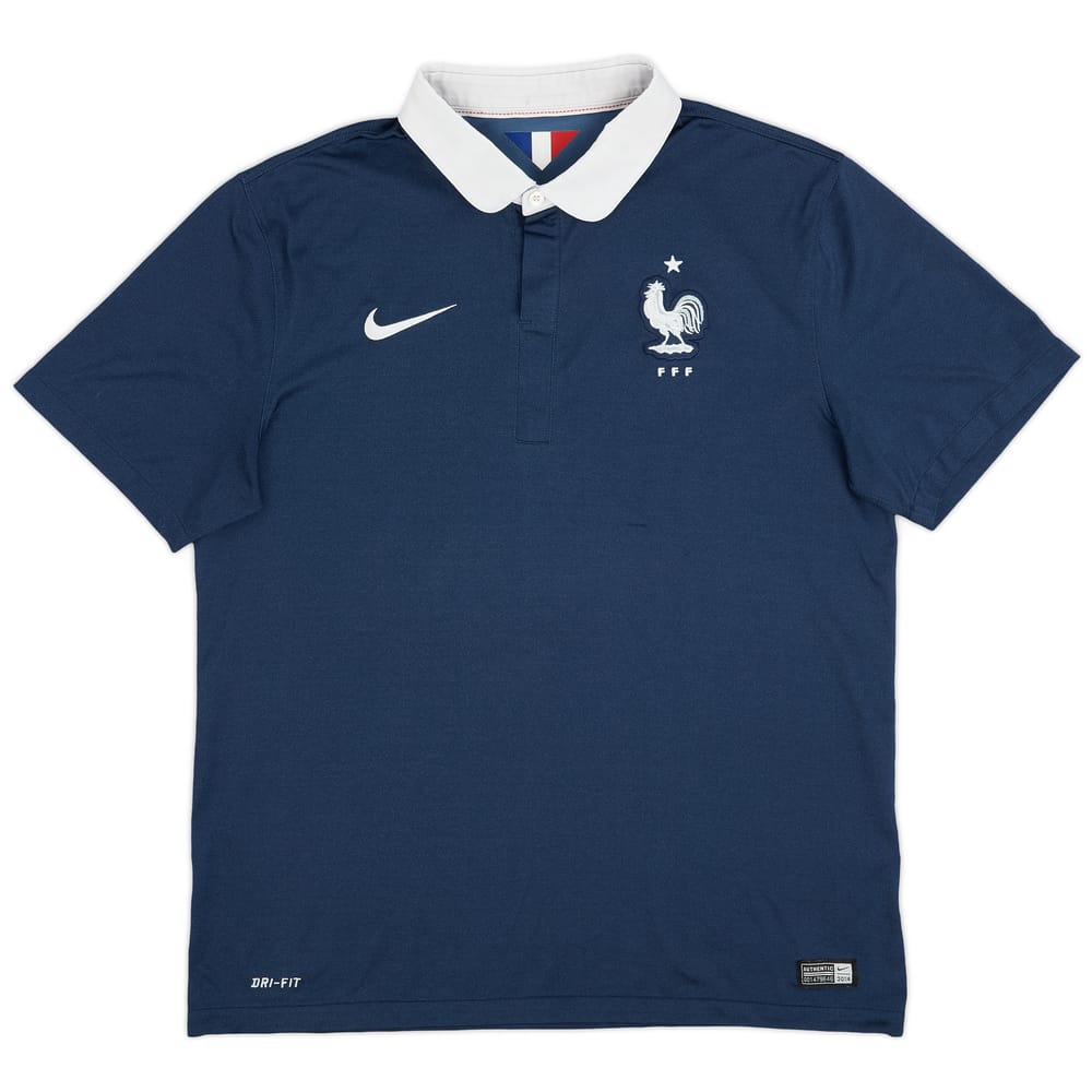 2014-15 France Home Shirt - 8/10 - (L)