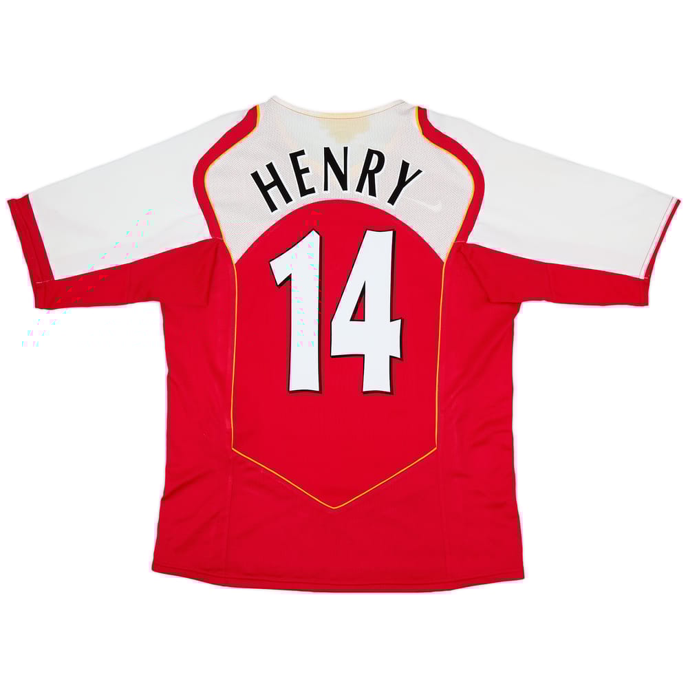 2004-05 Arsenal Home Shirt Henry #14 - 6/10 - (L)