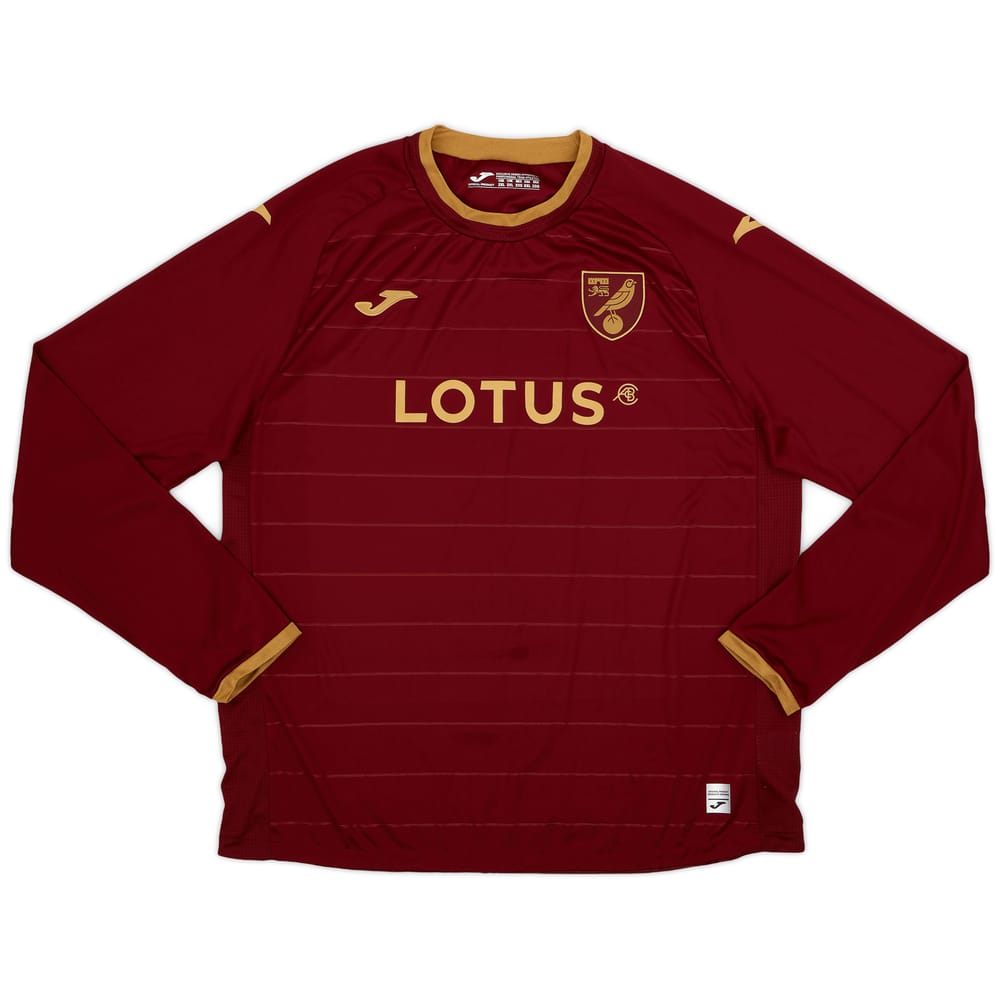 2022-23 Norwich Away L/S Shirt - 8/10 - (XXL)