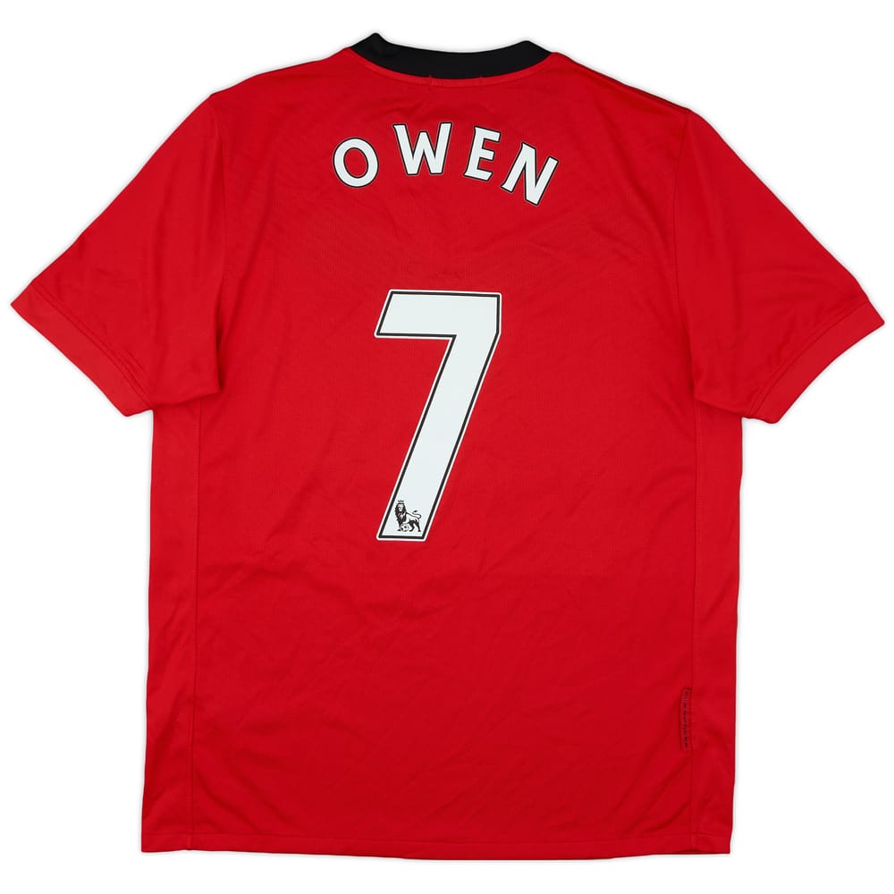 2009-10 Manchester United Home Shirt Owen #7 - 8/10 - (M)