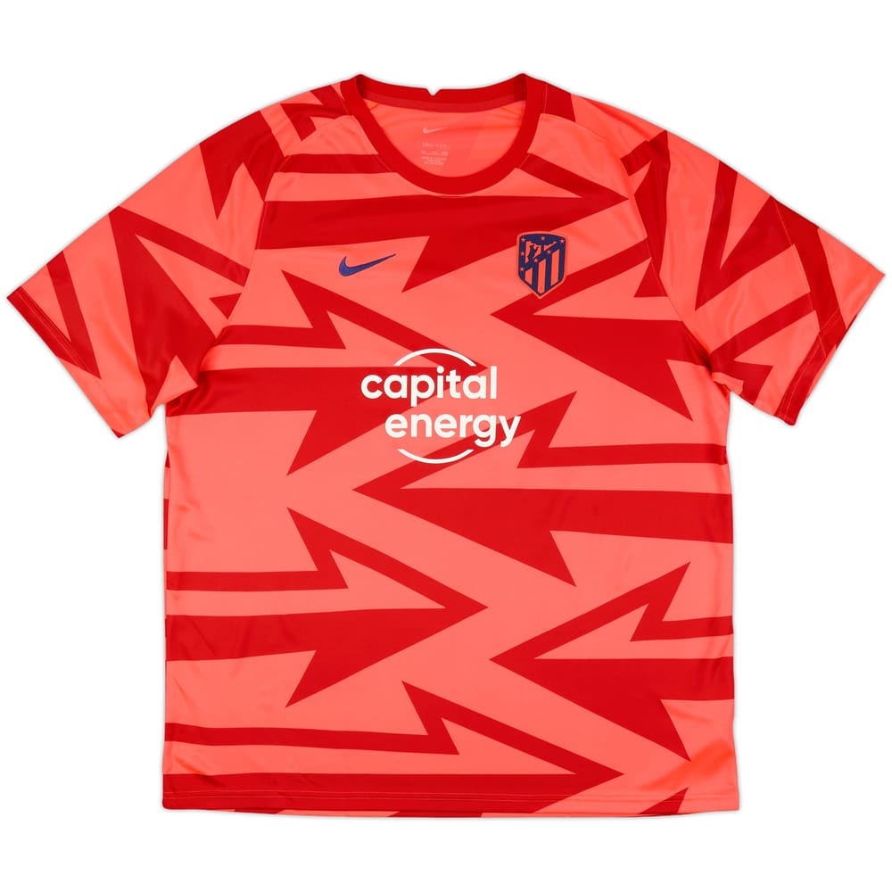 2021-22 Atletico Madrid Player Issue Pre-Match Shirt - 7/10 - (XXL)