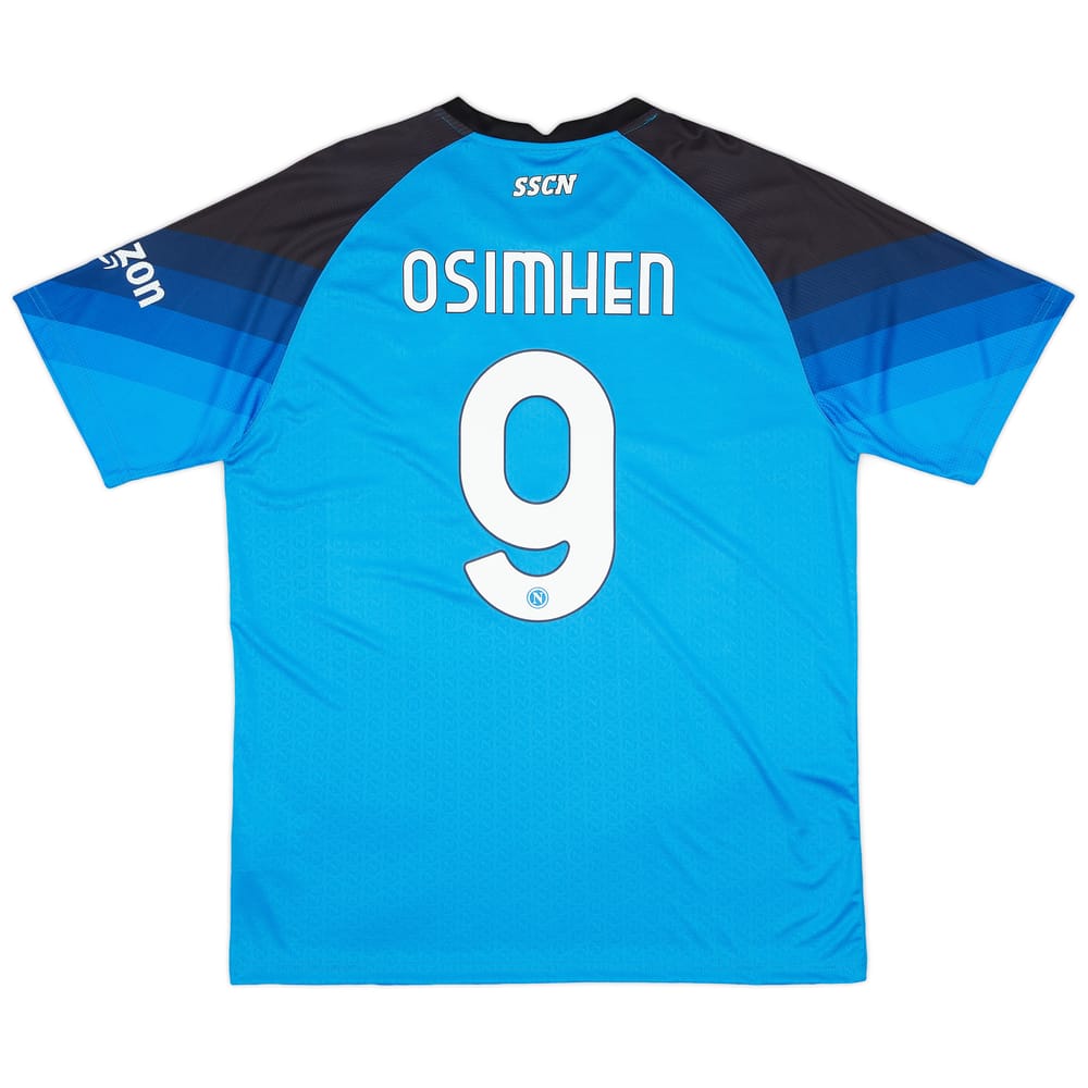2022-23 Napoli Home Shirt Osimhen #9 (3XL)