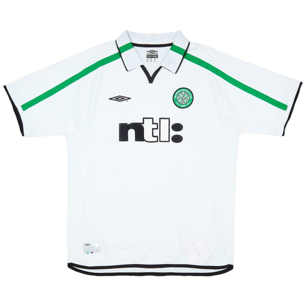 2001-02 Celtic Away Shirt - 9/10 - (XL)