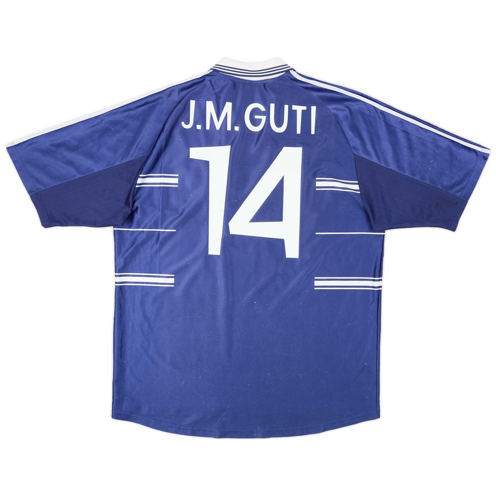1998-99 Real Madrid Away Shirt J.M.Guti #14 - 7/10 - (XL)