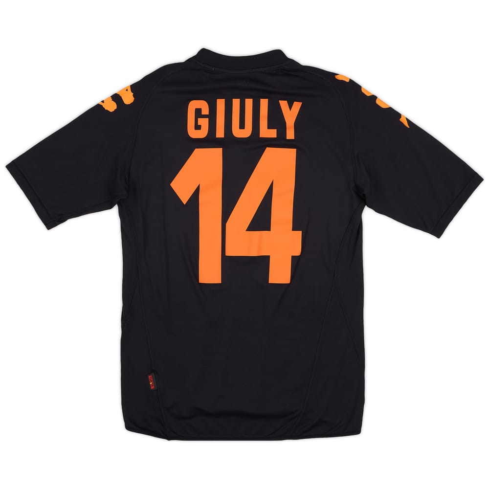 2007-08 Roma Third Shirt Giuly #14 - 7/10 - (XL)