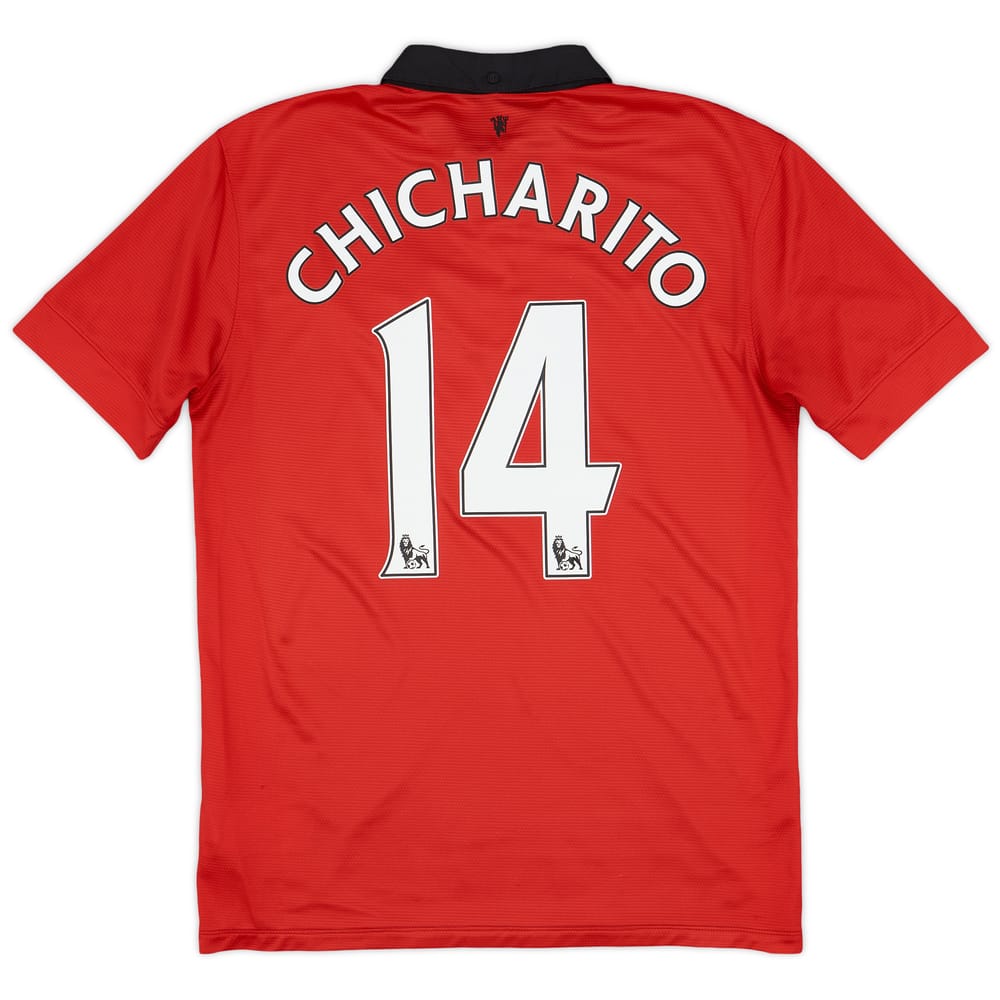 2013-14 Manchester United Home Shirt Chicharito #14 - 5/10 - (M)