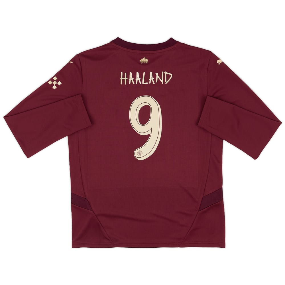 2024-25 Manchester City Third L/S Shirt Haaland #9 (KIDS)