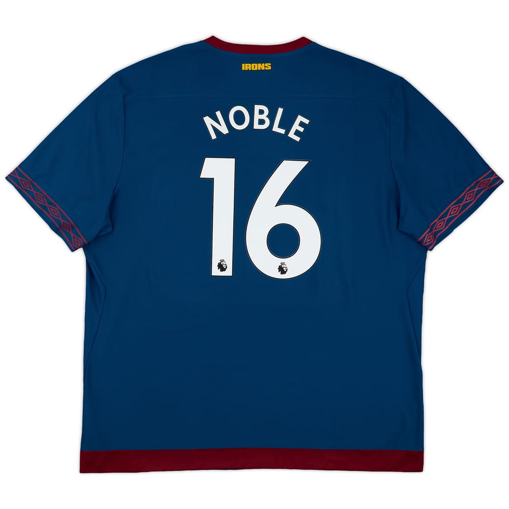 2018-19 West Ham Away Shirt Noble #16 - 9/10 - (4XL)