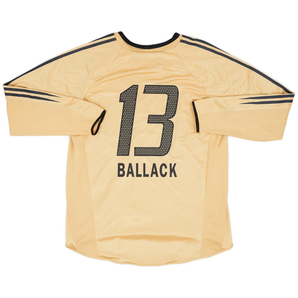 2004-05 Bayern Munich Player Issue Away L/S Shirt Ballack #13 - 8/10 - (XL)