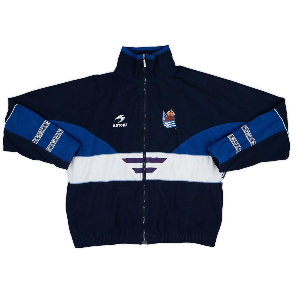 1996-98 Real Sociedad Astore Track Jacket - 8/10 - (XL)