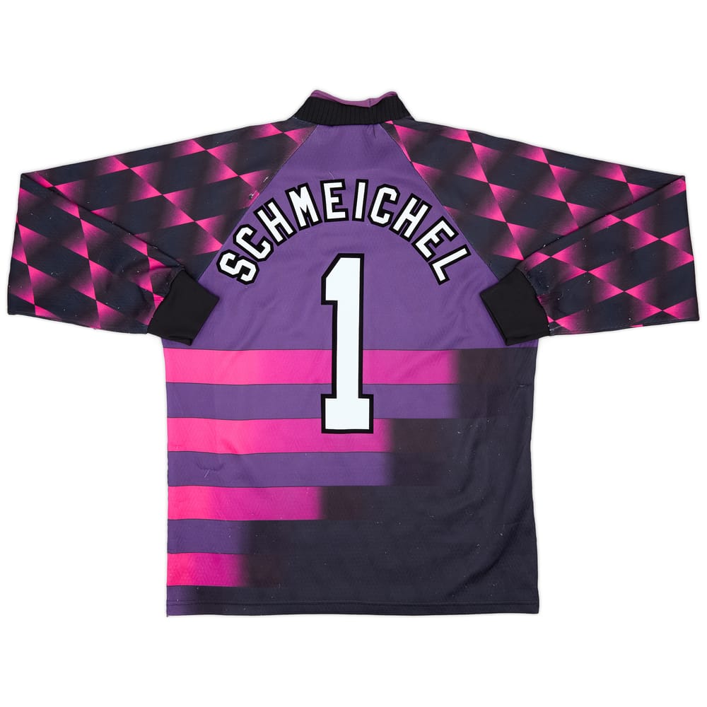 1996-97 Manchester United Purple GK Shirt Schmeichel #1 - 8/10 - (M)
