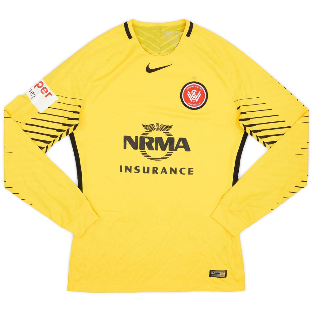 2016-17 Western Sydney Wanderers Player Issue GK Shirt - 9/10 - (M)