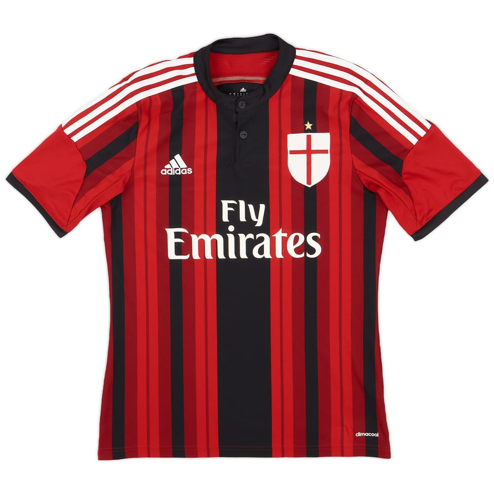2014-15 AC Milan Home Shirt - 8/10 - (M)