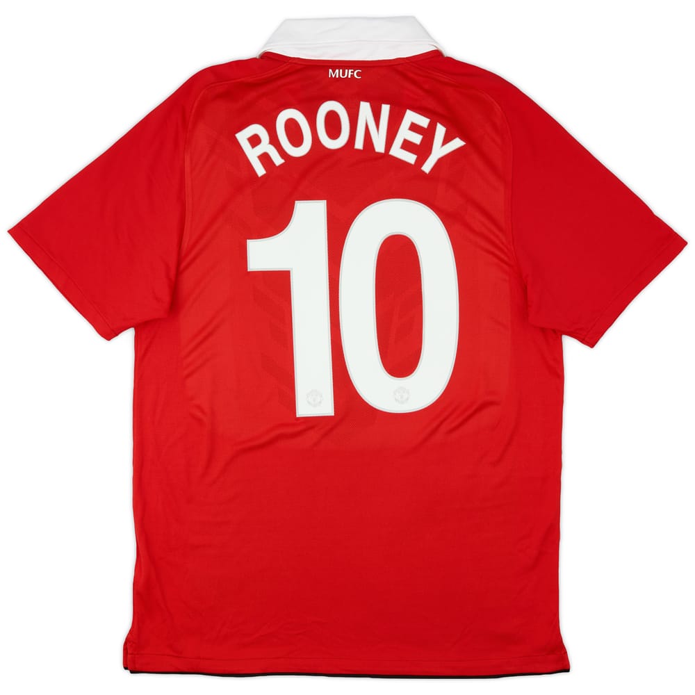 2010-11 Manchester United Home Shirt Rooney #10 (M)