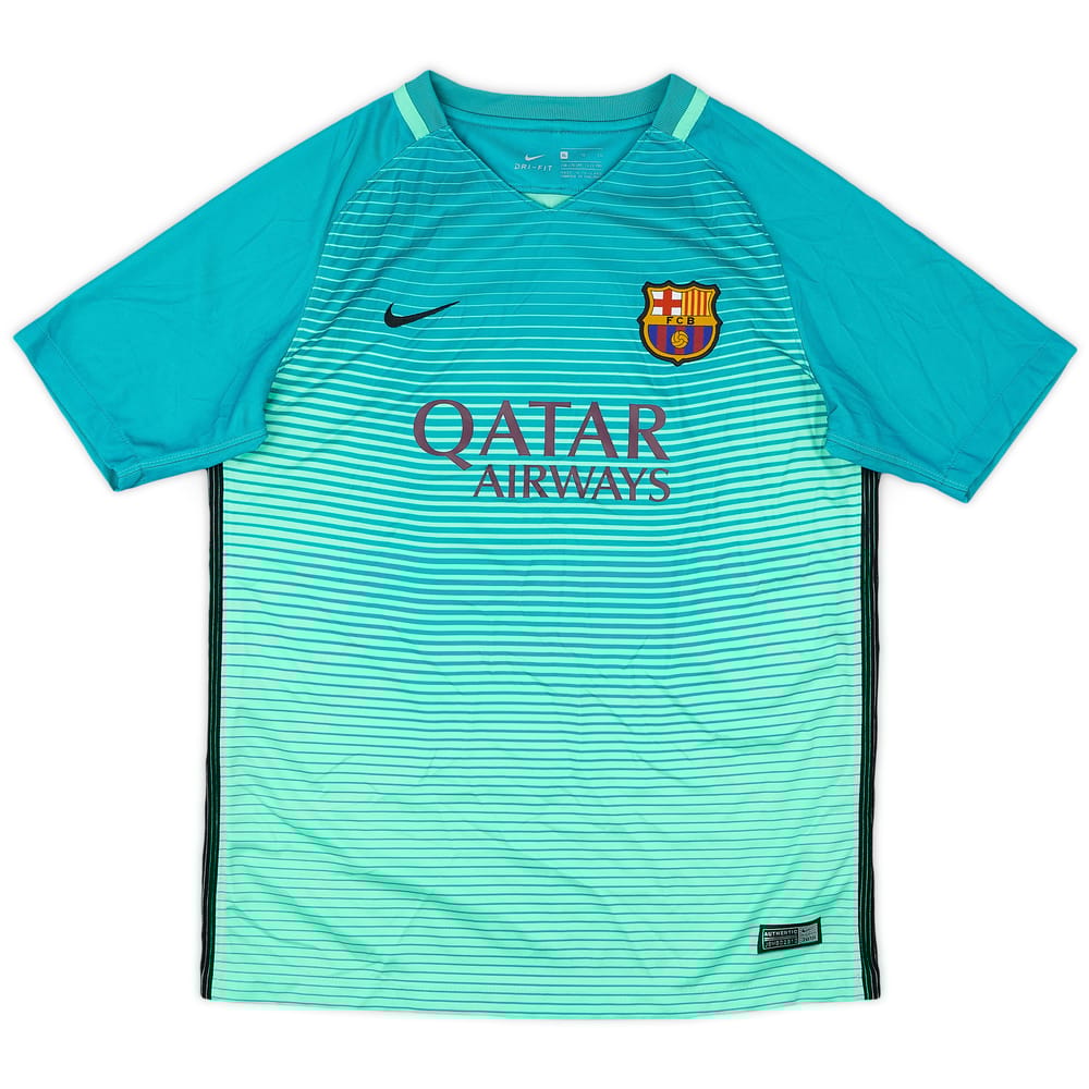 2016-17 Barcelona Third Shirt - 9/10 - (XL.Boys)