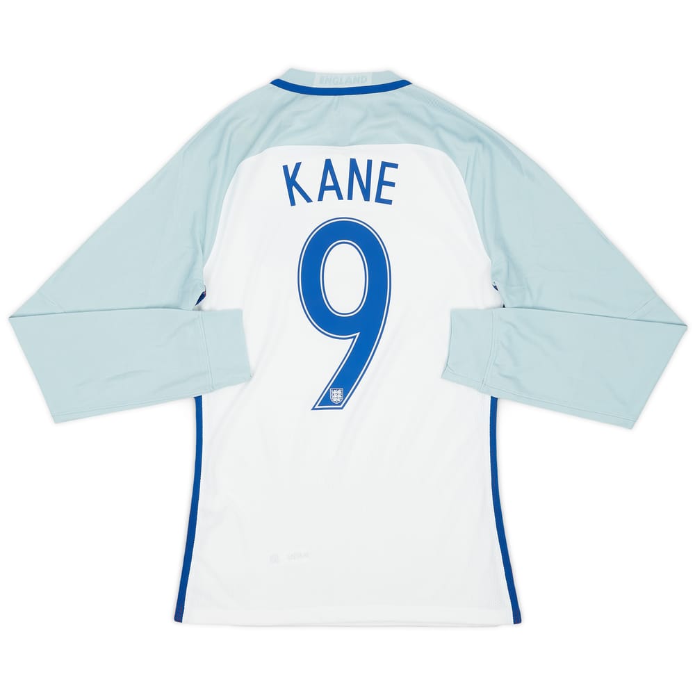 2016-17 England Player Issue Home L/S Shirt Kane #9 (S)