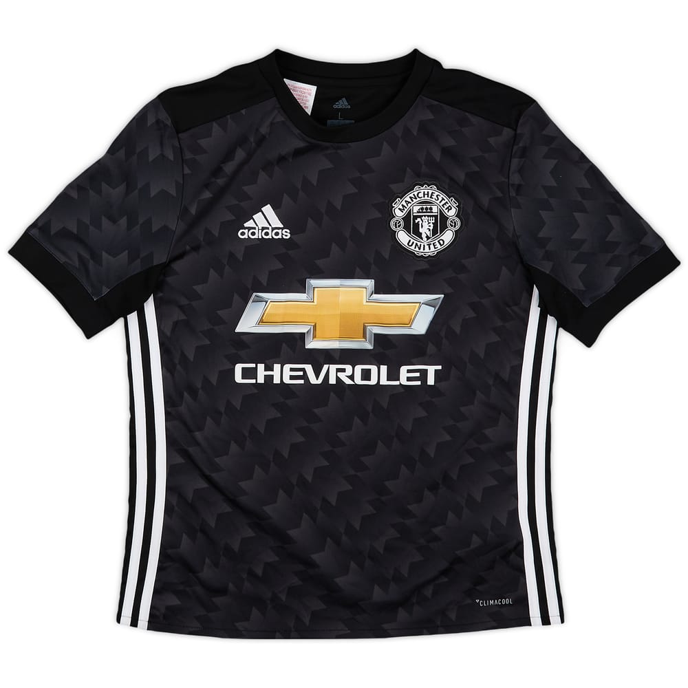 2017-18 Manchester United Away Shirt - 9/10 - (L.Boys)
