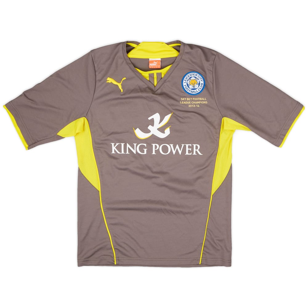 2013-14 Leicester 'Football League Champions' Away Shirt - 7/10 - (M)