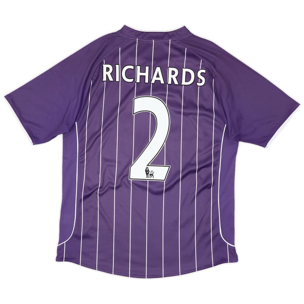 2007-08 Manchester City Away Shirt Richards #2 - 7/10 - (L)