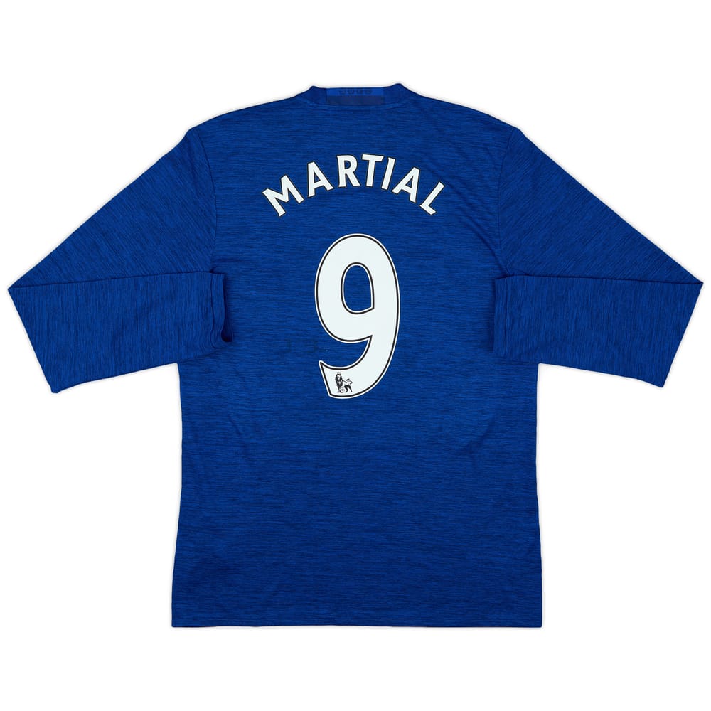 2016-17 Manchester United Away L/S Shirt Martial #9 - 8/10 - (M)
