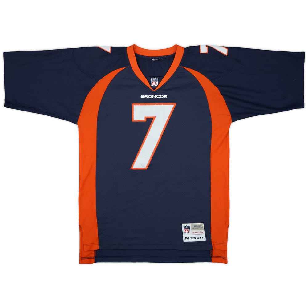 1998 Denver Broncos Elway #7 Mitchell & Ness Home Jersey - 7/10 - (M)