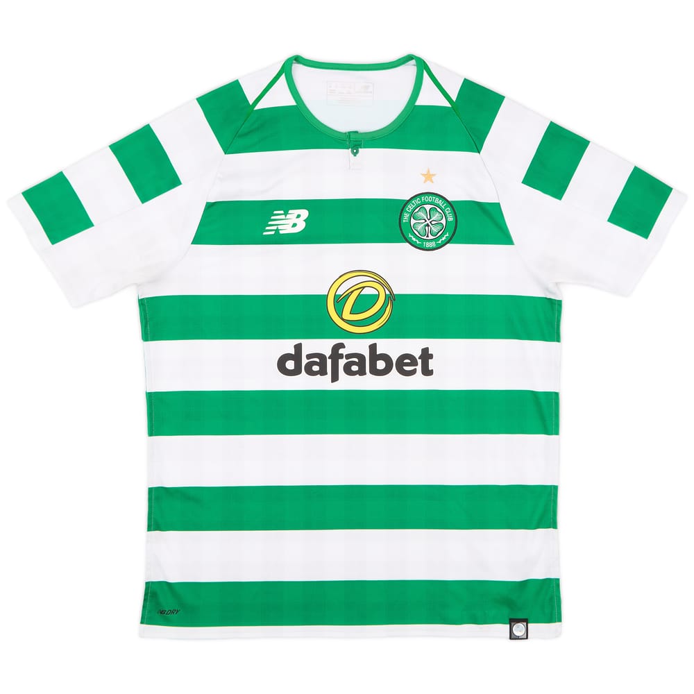 2018-19 Celtic Home Shirt - 8/10 - (M)