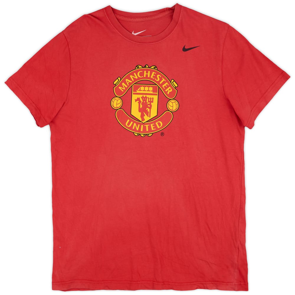 2013-14 Manchester United Nike Graphic Tee - 6/10 - (XL)