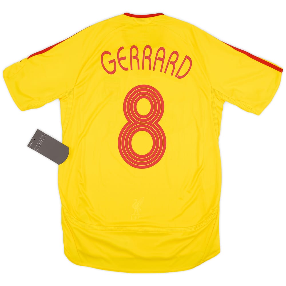 2006-07 Liverpool Away Shirt Gerrard #8 (S)