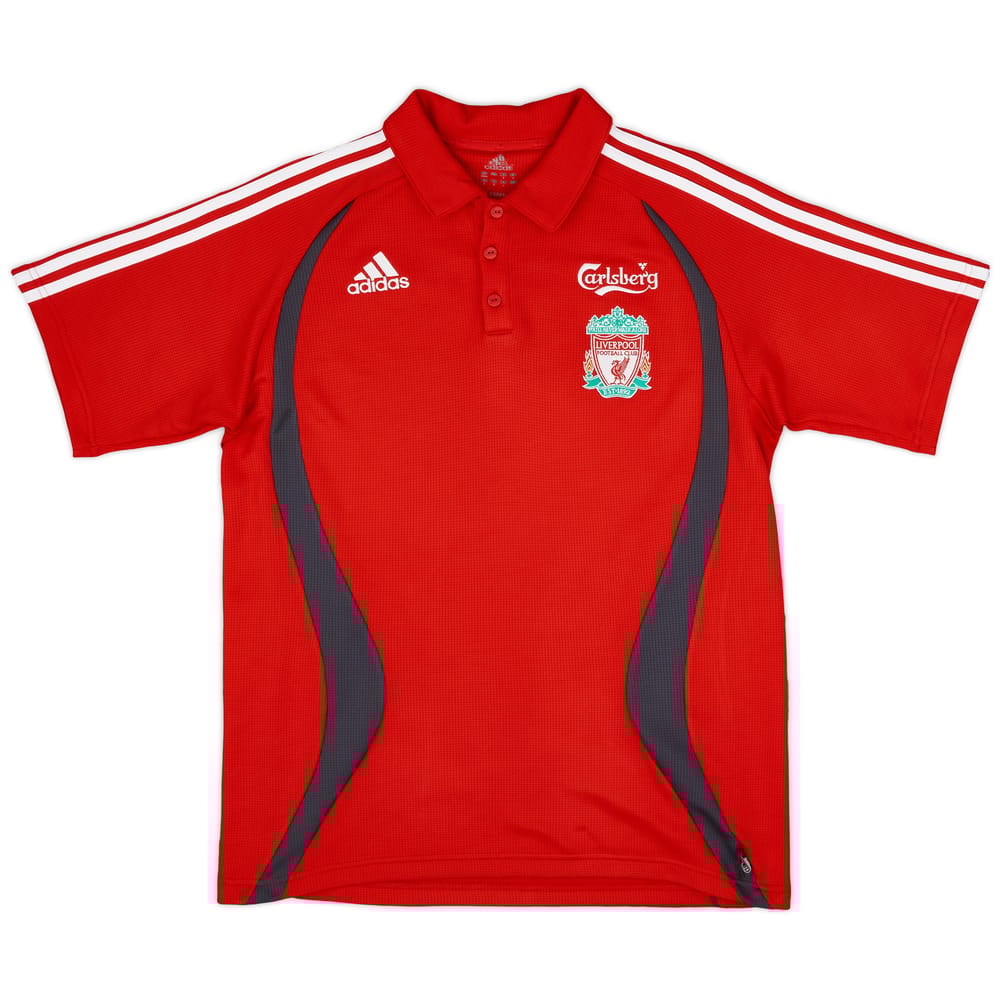 2006-07 Liverpool adidas Polo Shirt - 9/10 - (M)