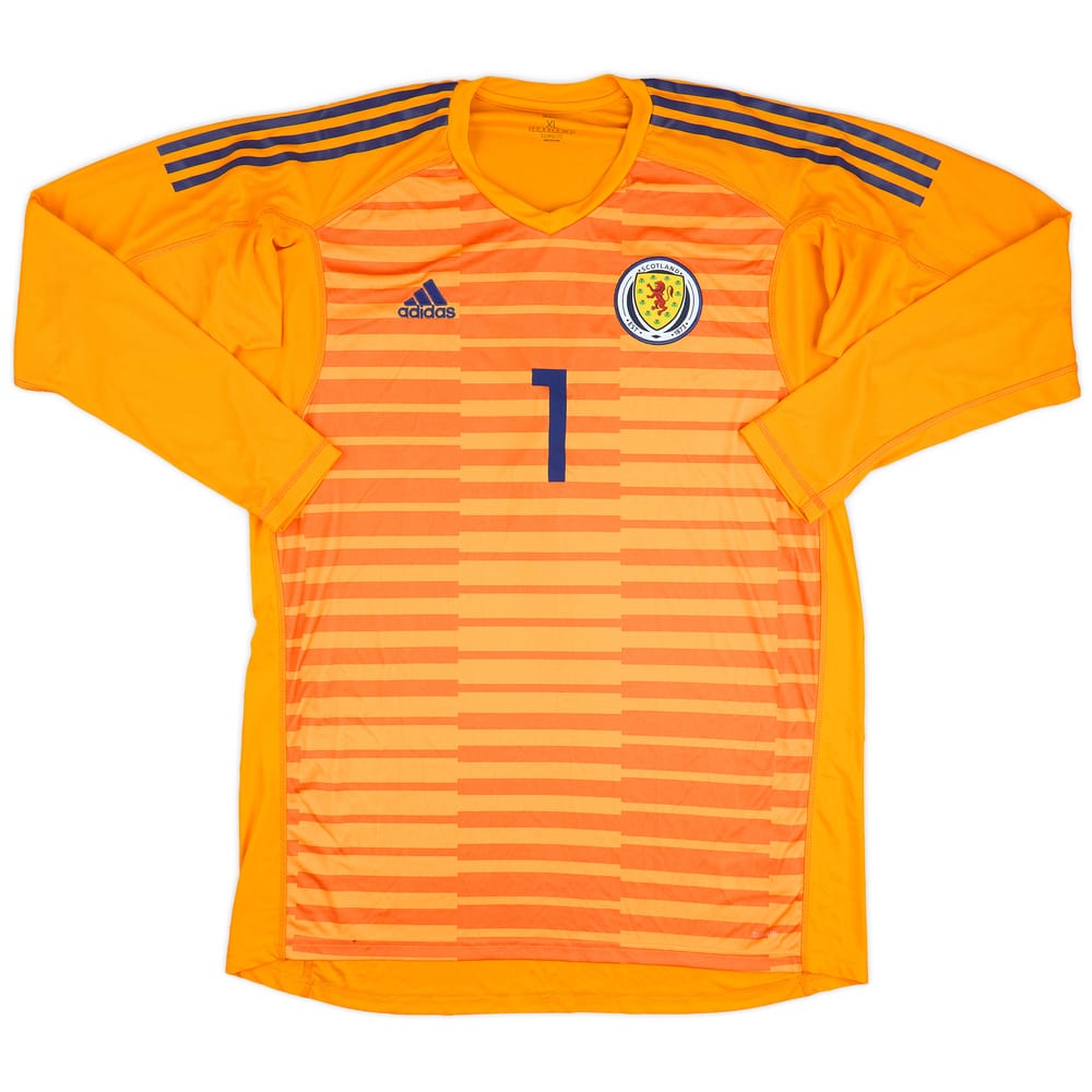 2018-19 Scotland GK Shirt #1 - 9/10 - (XL)