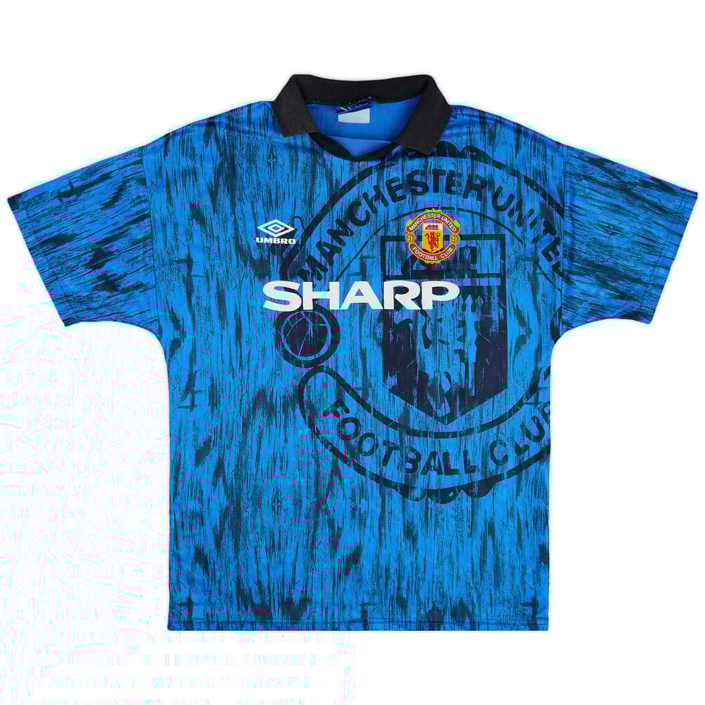 1992-93 Manchester United Away Shirt - 8/10 - (L)