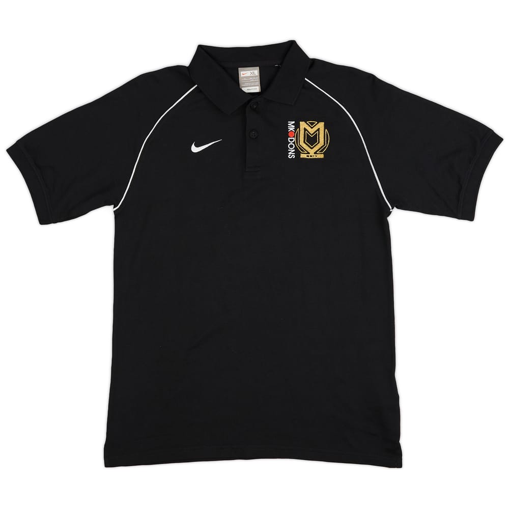 2007-08 MK Dons Nike Polo Shirt - 9/10 - (XL. Boys)
