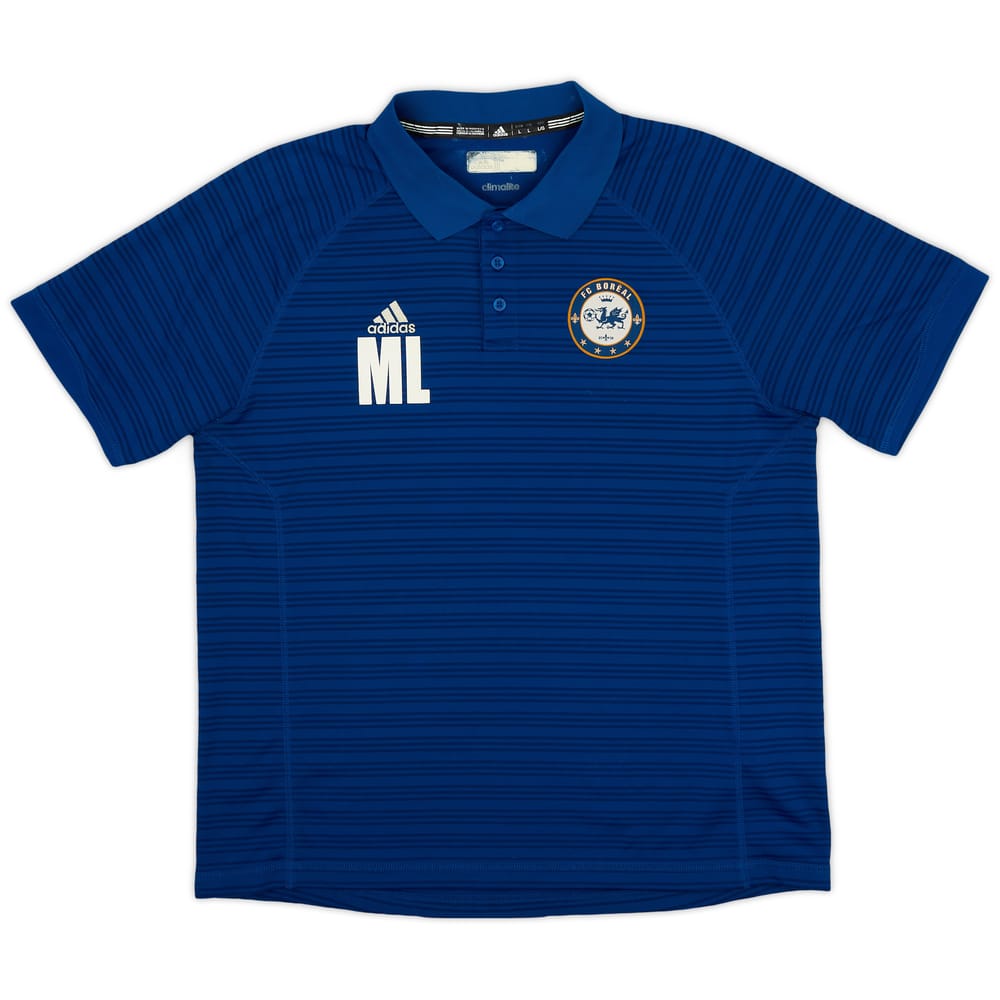 2013-14 FC Boreal adidas Staff Issue Polo Shirt ML' - 5/10 - (L)