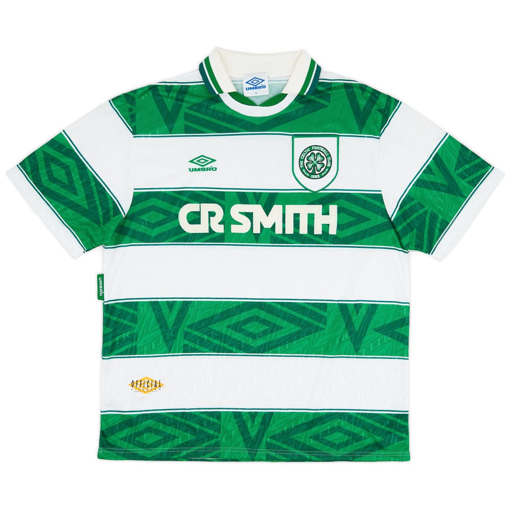 1993-95 Celtic Home Shirt - 7/10 - (XL)