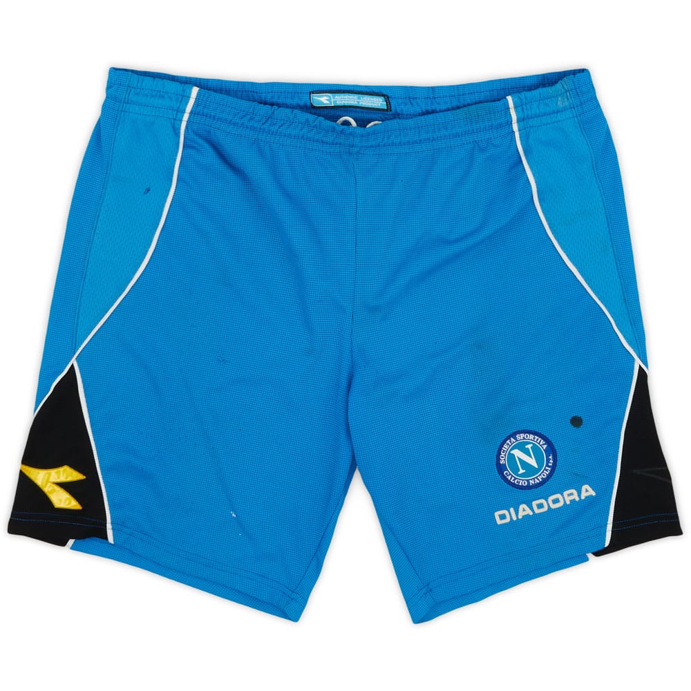 2002-03 Napoli Home Shorts - 5/10 - (M)