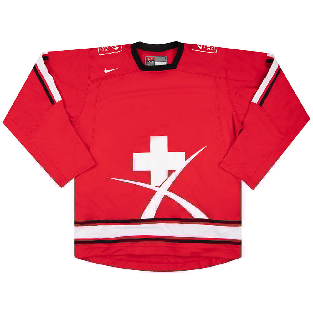 2012 Switzerland National Hockey Team Nike Jersey (Home) L