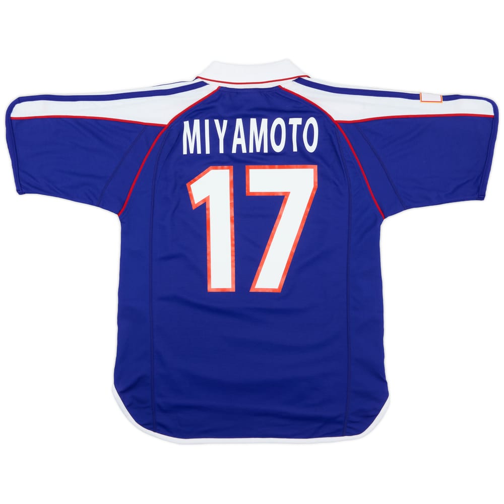 2000-01 Japan Player Issue Home Shirt Miyamoto #17 - 9/10 - (M)