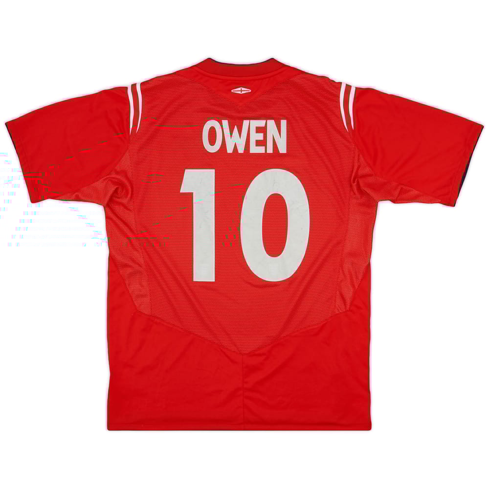 2004-06 England Away Shirt Owen #10 - 7/10 - (L)