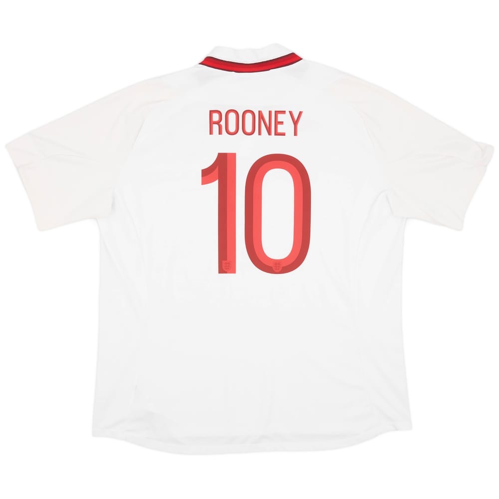 2012-13 England Home Shirt Rooney #10 - 9/10 - (3XL)