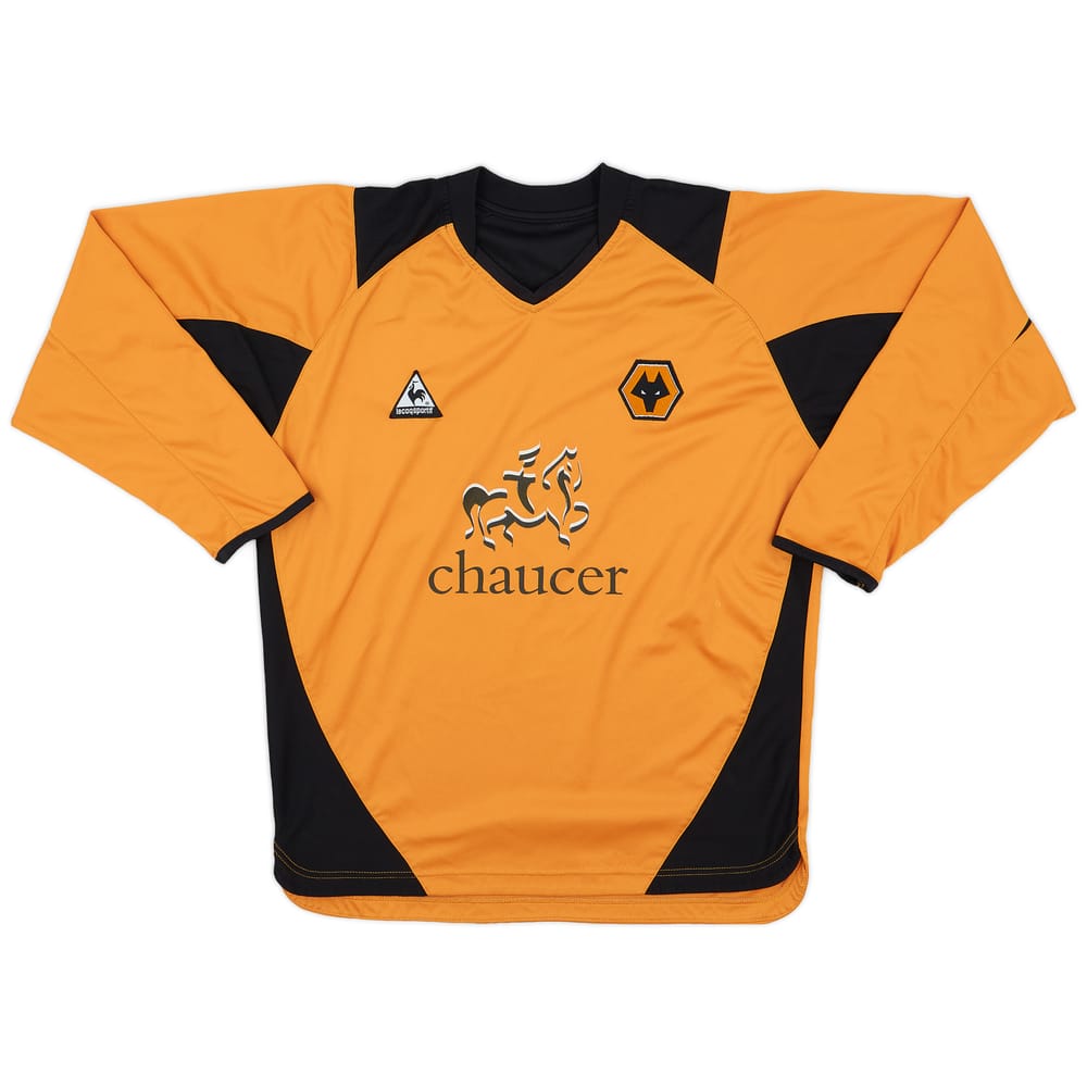 2004-06 Wolves Home L/S Shirt - 8/10 - (L)