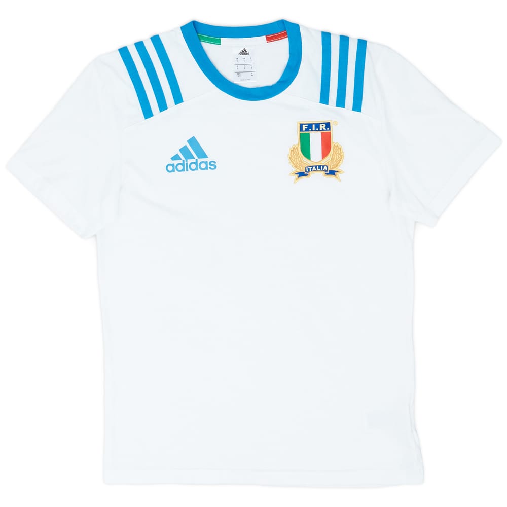 2014-15 Italy Rugby Training/Leisure Tee - 9/10 - (S)