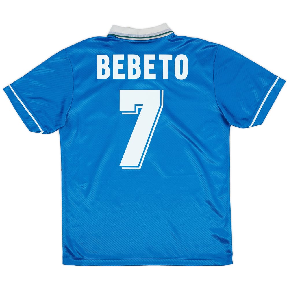1994-97 Brazil Away Shirt Bebeto #7 - 7/10 - (M)