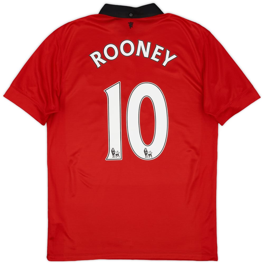 2013-14 Manchester United Home Shirt Rooney #10 - 6/10 - (M)