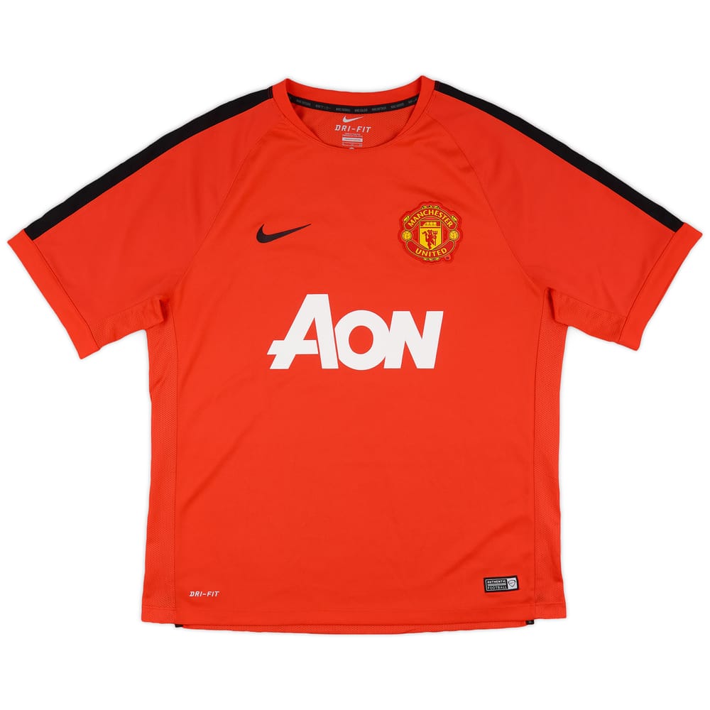 2014-15 Manchester United Nike Training Shirt - 9/10 - (XL)