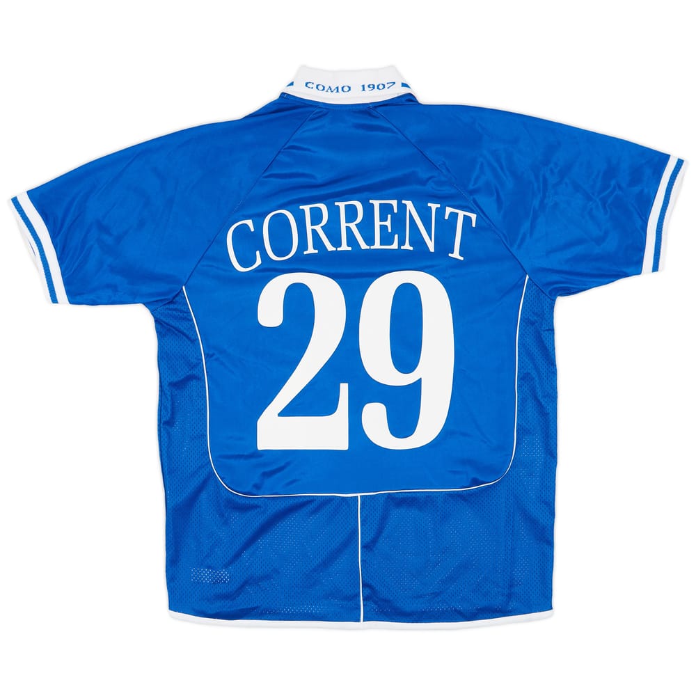 2002-03 Como Match Issue Home Shirt Corrent #29