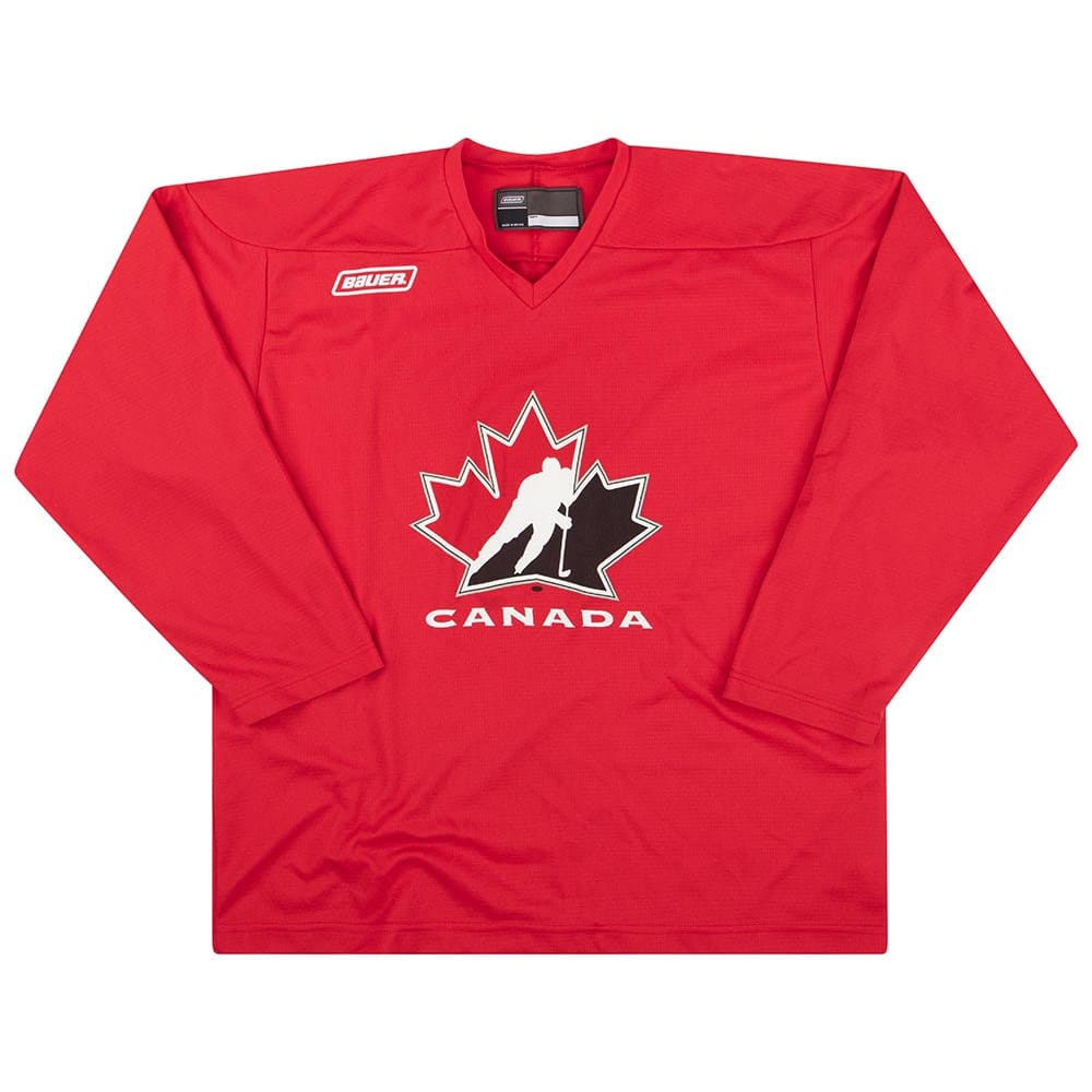 2000s Canada National Hockey Team Bauer Practice Jersey L